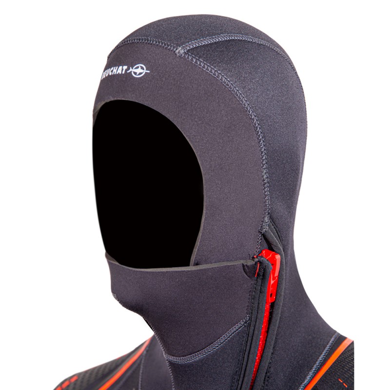 OPTIMA - COSTUM INTREG DIN NEOPREN CU CAGULA INTEGRATA - 7MM | Echipament Scufundari | Costume neopren